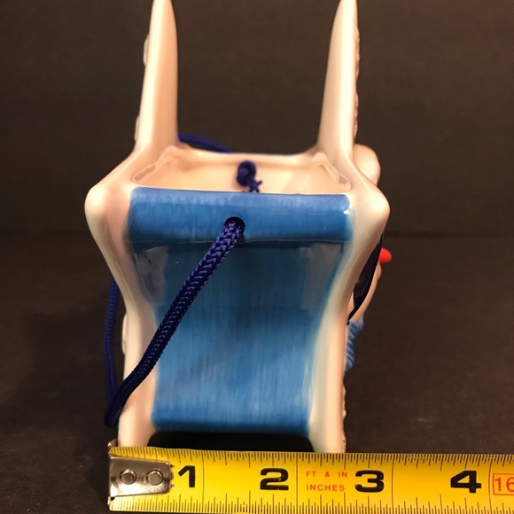 Houston Harvest Ceramic Snowman Star Planter/ Candy Dish/Gift Container - Picture 12 of 15